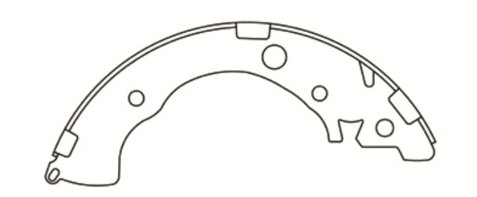 Porterfield Brake Shoes for 2008 HONDA CIVIC Coupe DX