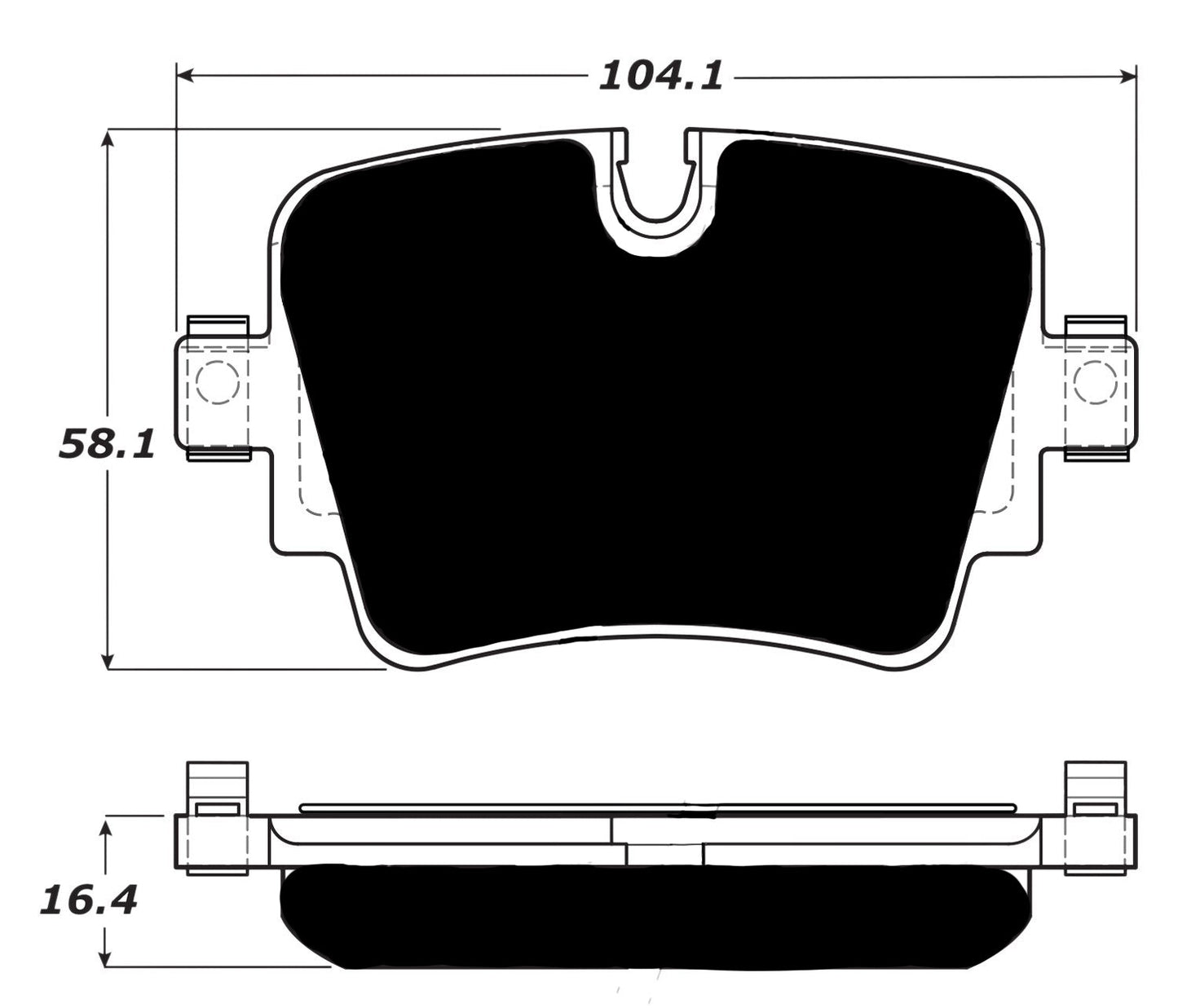 Porterfield Brake Pads for 2019 JAGUAR F-TYPE