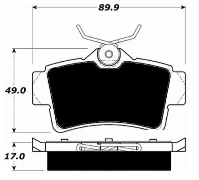 Porterfield Brake Pads for 1997 FORD MUSTANG