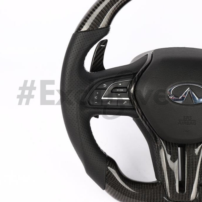 2017-2020 Infiniti Q50 Q60 Custom Steering Wheel by Exclusive Steering