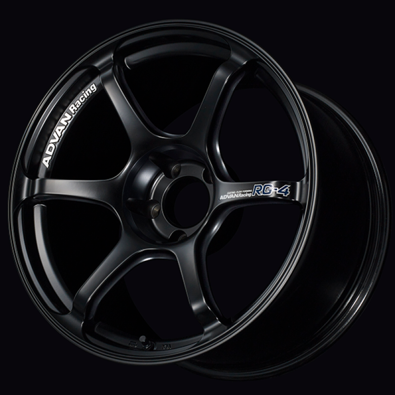 Advan RG-4 17x9.0 / +45 Offset / 5x114.3 / 73mm Bore / Semi Gloss Black YA47I45ESB