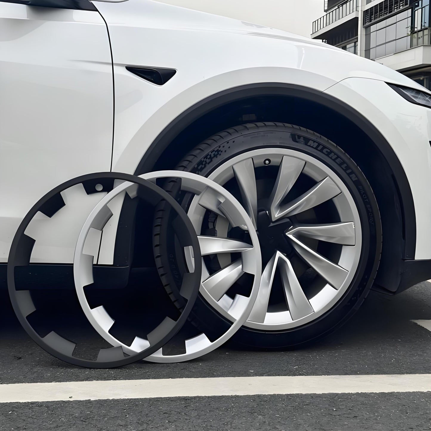 20β³ Wheel Rim Protectors for Model Y Juniper (4PCS)