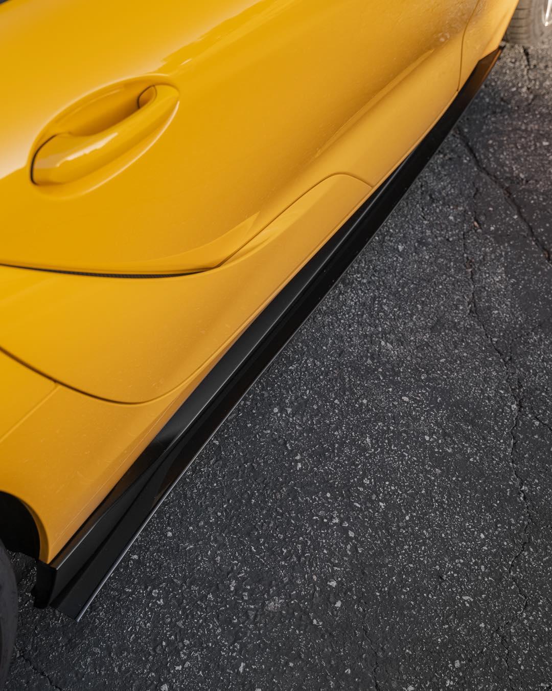 2020 - 2022 Toyota Supra A90 Side Skirt Extensions V1