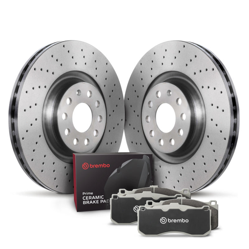 Brembo OE 15-20 Audi A3 Quattro/19-23 Q3/15-20 S3/16-23 TTS Quattro/19-23 Arteon Rear Disc Brake Kit KTX0136