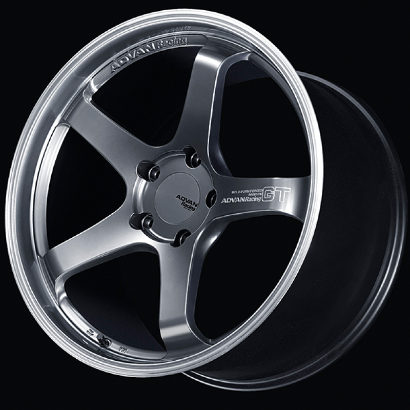 Advan GT for Porsche 20x8.5 / +50 Offset / 5x130 / Machining and Hyper Platinum Black YAQ0H50PMPB