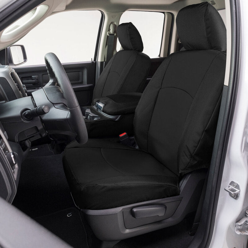 Covercraft 2024+ Ford F150 XL Endura PrecisionFit Custom Front Row Seat Covers - Black/Black GTF4418ABENBK