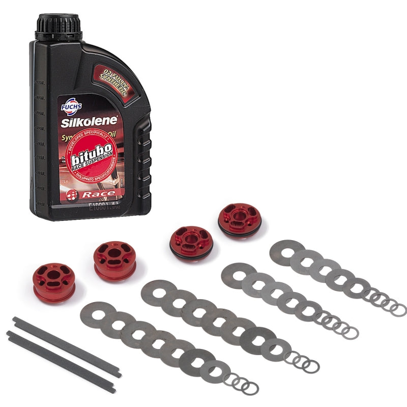Bitubo Suspension Bitubo KFORK Kit Fork: Rebound-Compression Pistons, Shims, + 1 Lt. Oil KFORK009
