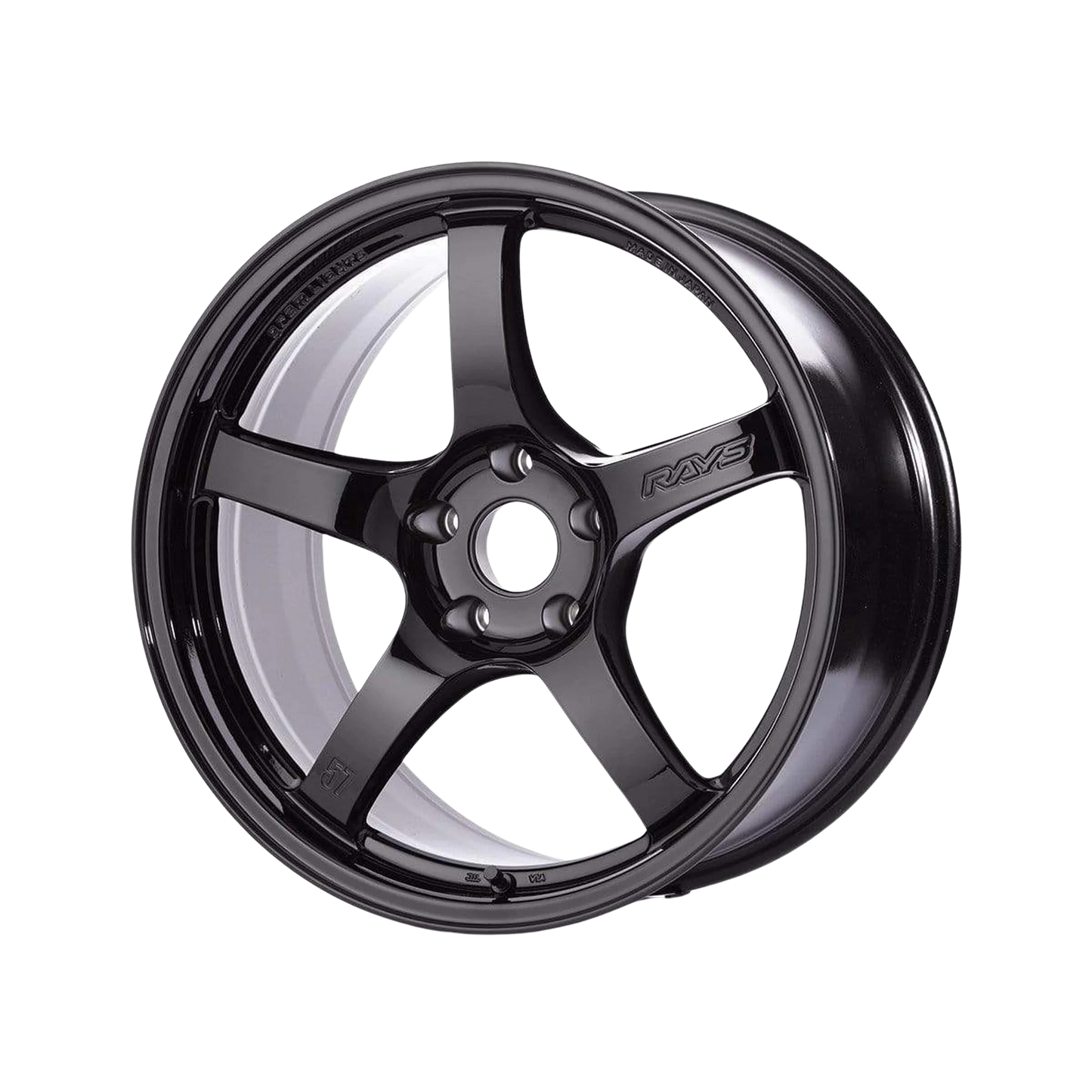 Gram Lights 57CR 18x9.5 +38 5x120 Gloss Black Wheel