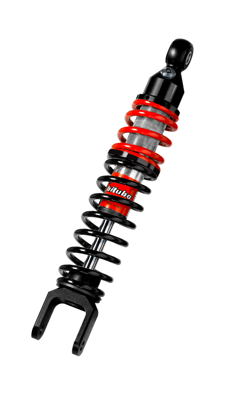 Bitubo Suspension Bitubo YXB0 Monoshock Rear Adjustable: Spring Preload, Red And Black Springs SC070YXB01