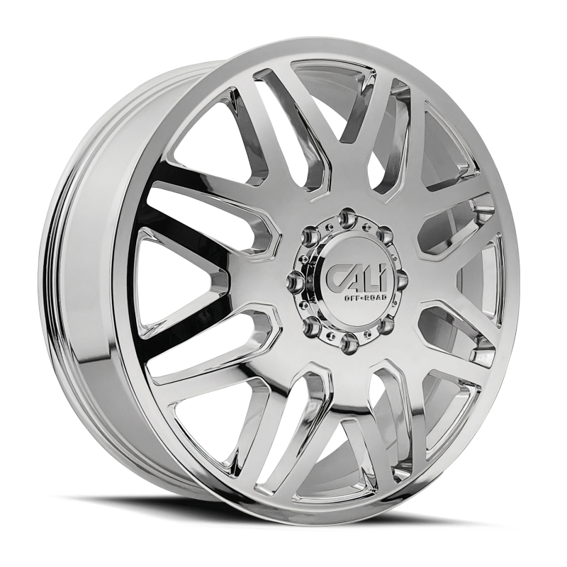 Cali Off-Road 9115D Invader Dually 22x8.25 / 8x200 BP / -192mm Offset / 142mm Hub Chrome Wheel 9115D-22877CR192