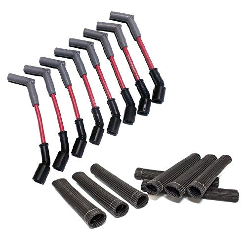 Red LSx Car Performance Spark Plug Wire Set LS1 LS2 LS3 LS6 LS7 LSA