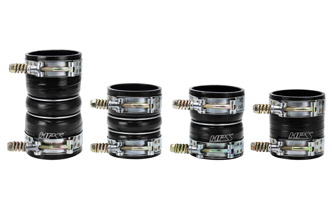 HPS Performance Products HPS High Temp Aramid Reinforced Silicone Intercooler Hose Boots Kit Ford 2008-2010 F350 Superduty 6.4L V8 Powerstroke Diesel Turbo