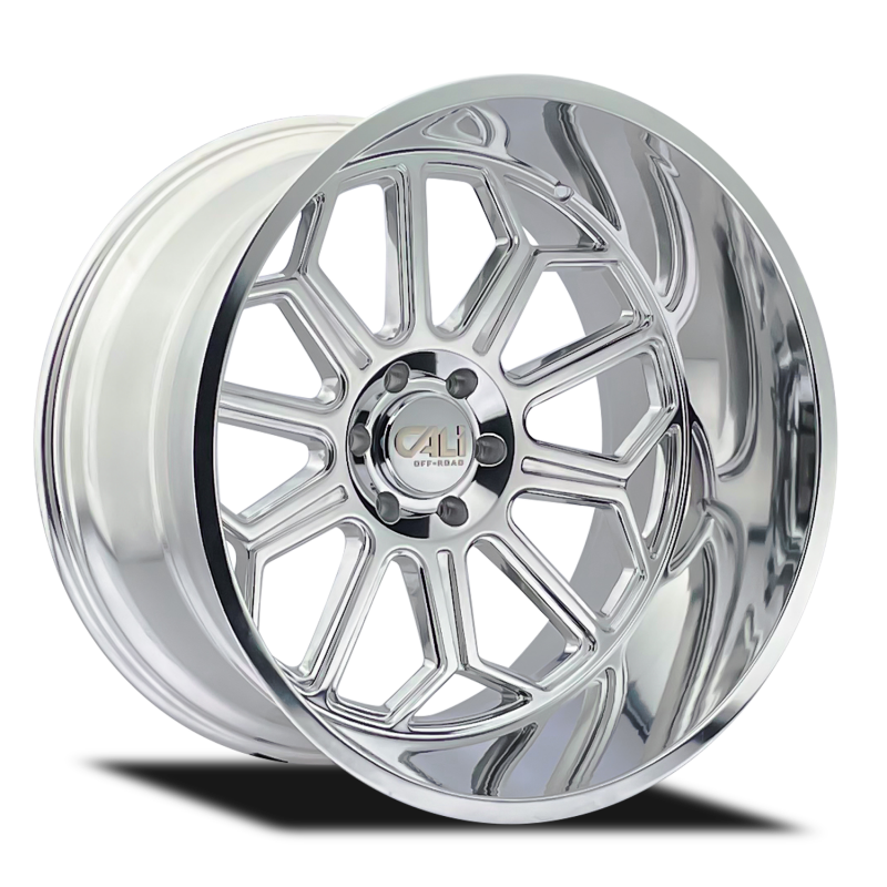 Cali Off-Road 9117 Auburn 20x10 / 6x139.7 BP / -25mm Offset / 106mm Hub Polished Wheel 9117-2183P