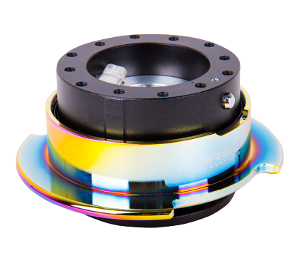 NRG Quick Release Gen 2.5 - Black Body / Neochrome Ring