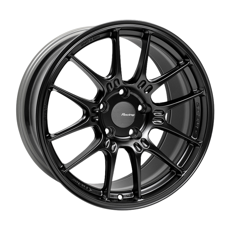 Enkei GTC02 18x9.5 5x120 45mm Offset 72.5mm Bore Matte Black Wheel