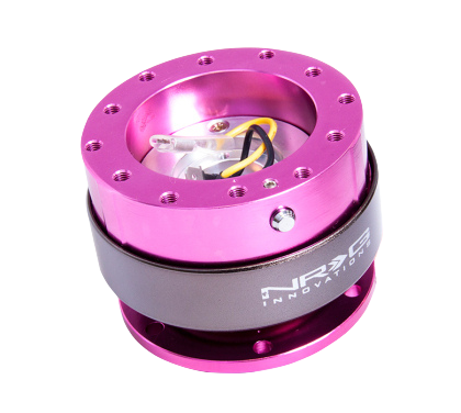 NRG Quick Release Gen 2.0 - Pink Body / Titanium Chrome Ring