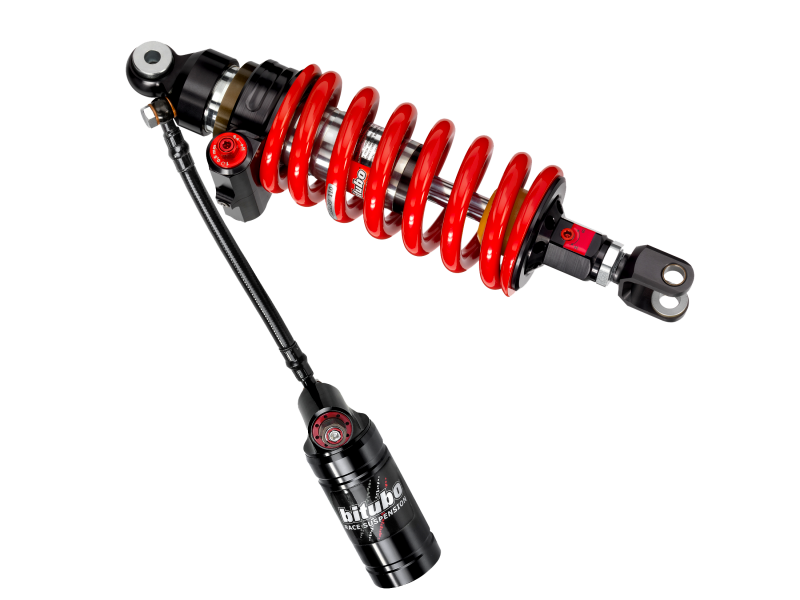 Bitubo Suspension Bitubo CLU3 Monoshock Adjustable: Hydraulic Spring Preload, Reb., Double Comp., Length, Red Spring A0054CLU31V2
