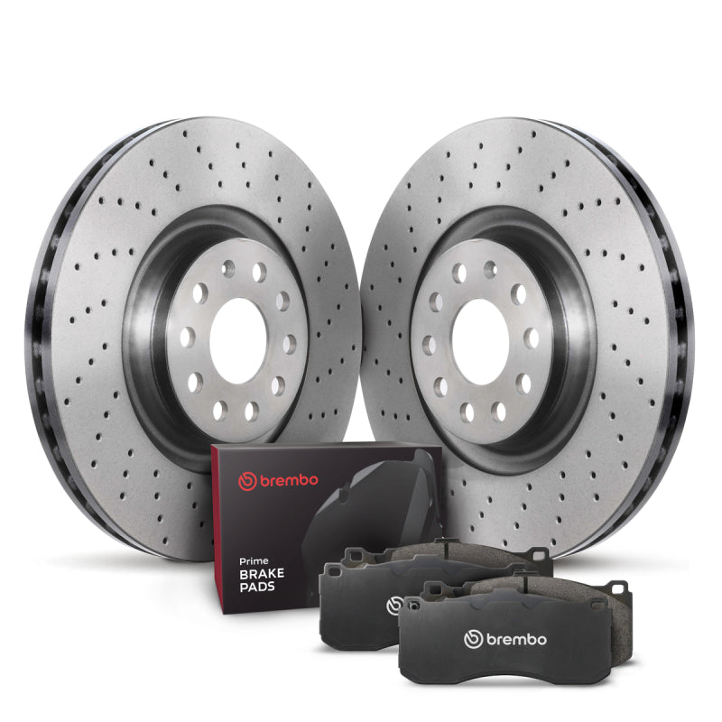 Brembo OE 97-98 BMW 528i Front Disc Brake Kit KTX4092