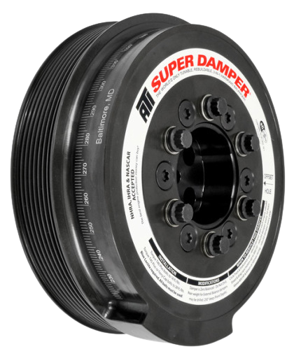 ATI Damper - 7.95in - Steel - 8 Grv - Ford 6.0 - Powerstroke - 03-07 - Ext Bal - 3 Ring - Diesel