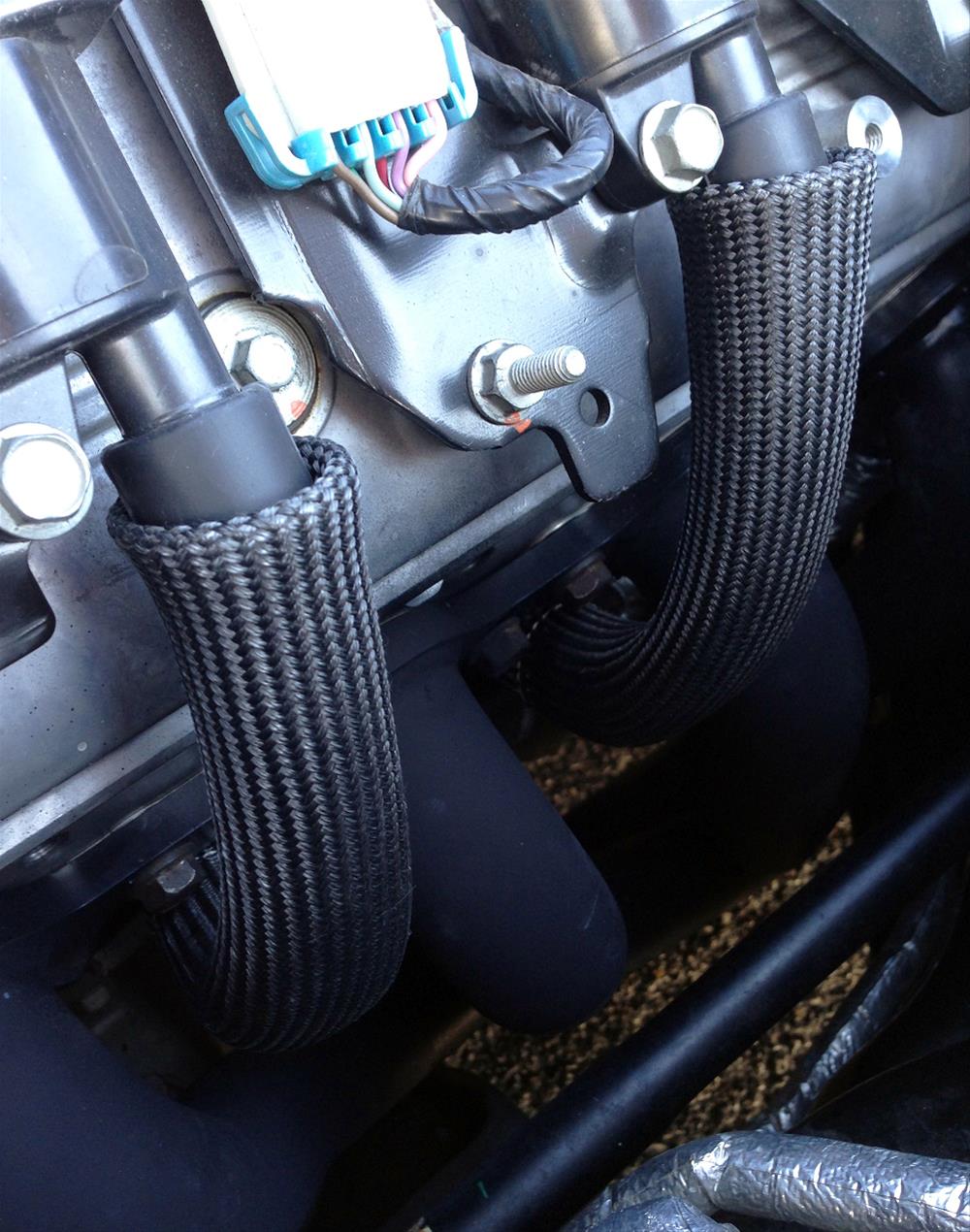 LSx Performance Spark Plug Wire & Heat Boot Combo (Red 45 Wires & Black Boots)