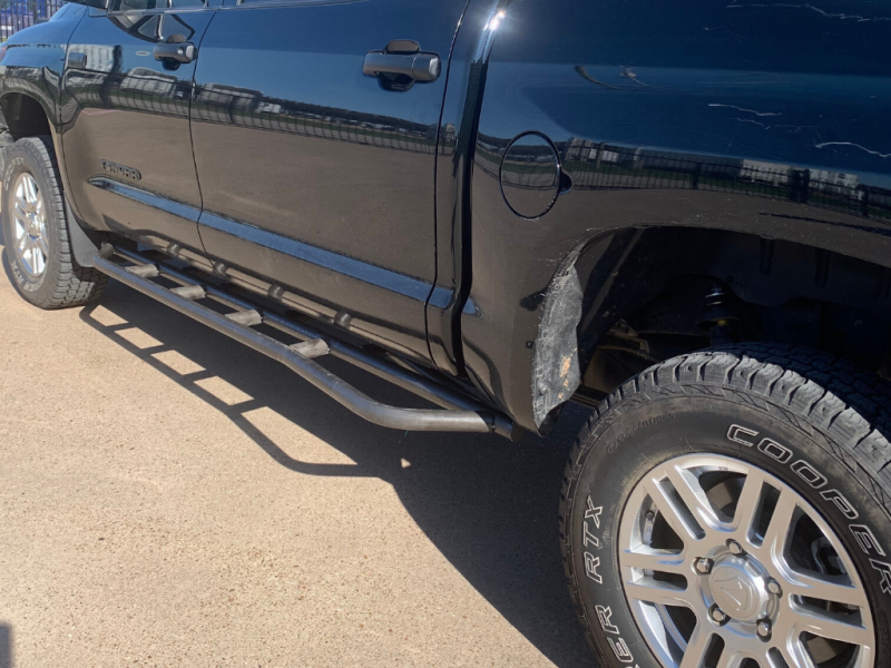 Cali Raised LED Cali Raised 2022 Toyota Tundra Rock Sliders - Non Hybrid / No Kick Out / No Filler Plate / Raw CR4209