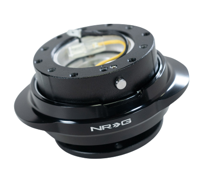 NRG Quick Release Gen 2.2 - Black Body / Shiny Black Oval Ring