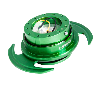 NRG Quick Release Kit Gen 3.0 - Green Body / Green Ring w/Handles