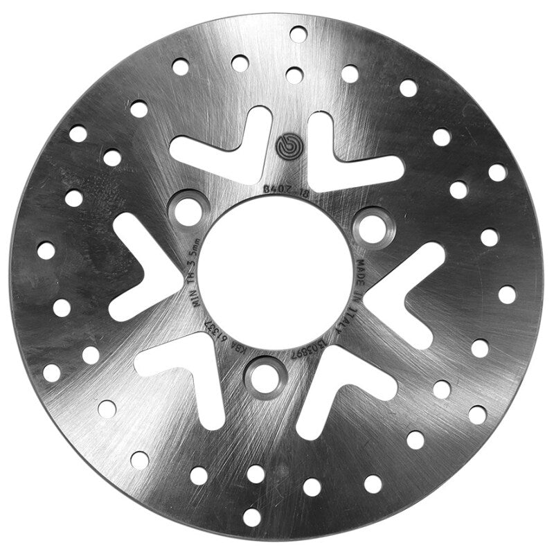 Brembo OE 09-18 Kymco Agility 50cc 200x4mm Brake Disc - Front Fixed 68B40718