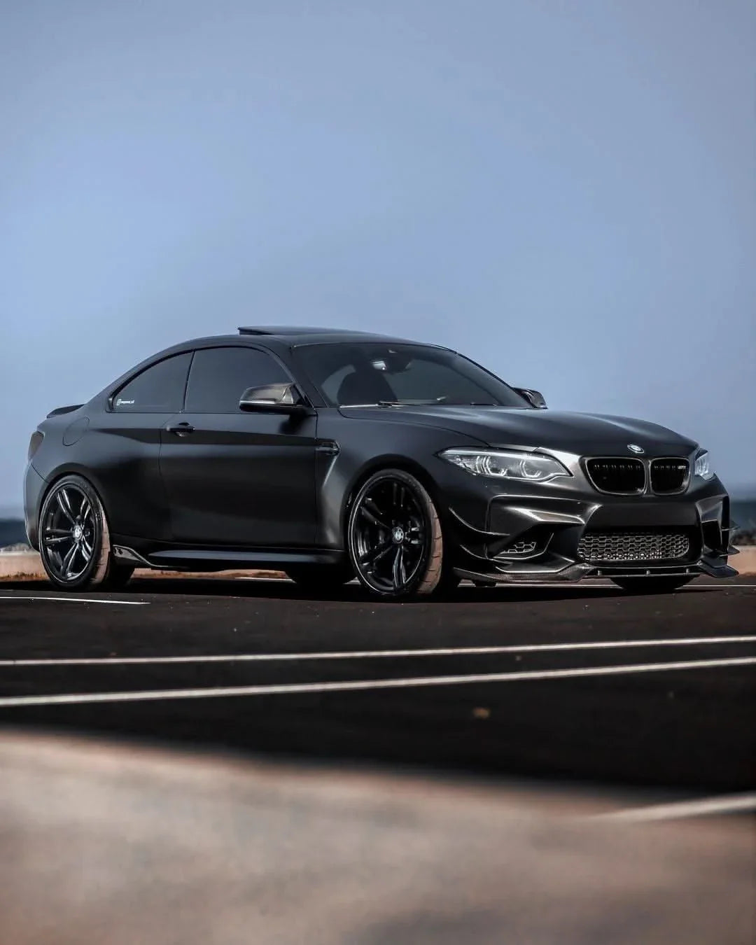 BMW 1 & 2 Series F20 F21 F22 F32 F87 M135i M140i M Style Carbon Fiber Side Mirror Covers (2012 - 2019)