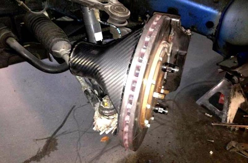 Carbon Fiber Honda S2000 AP2 Brake Rotor Cooling Kit 2004-2009