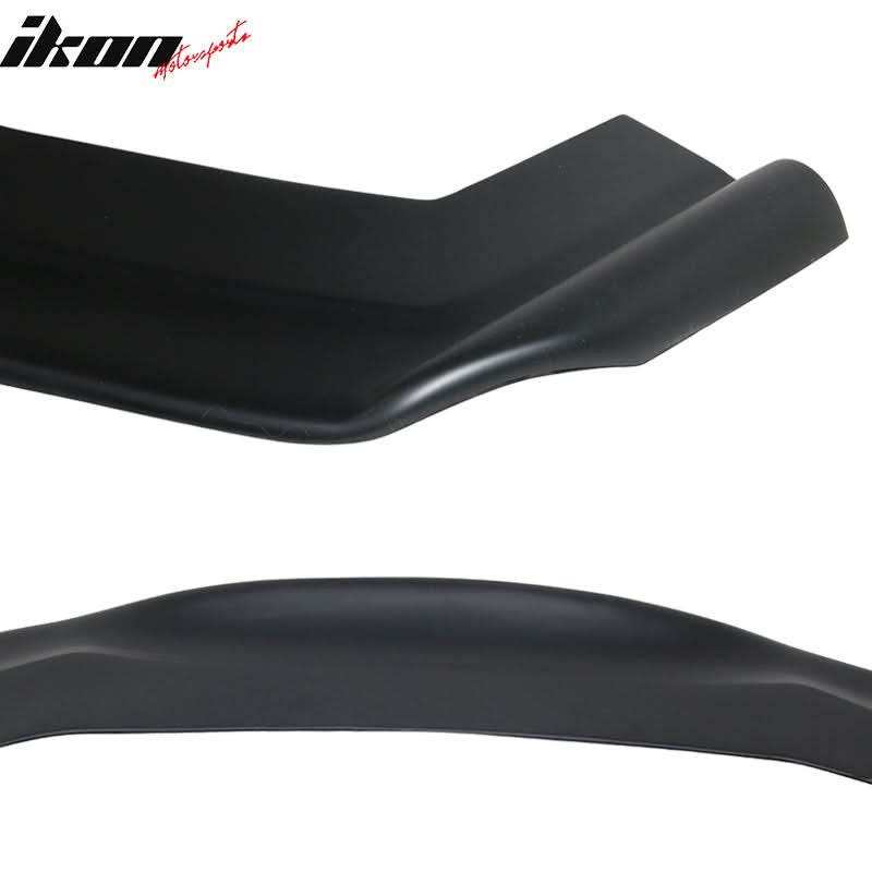 Universal RB 68x20in PP Front Bumper Lip & CF Splitter Rod