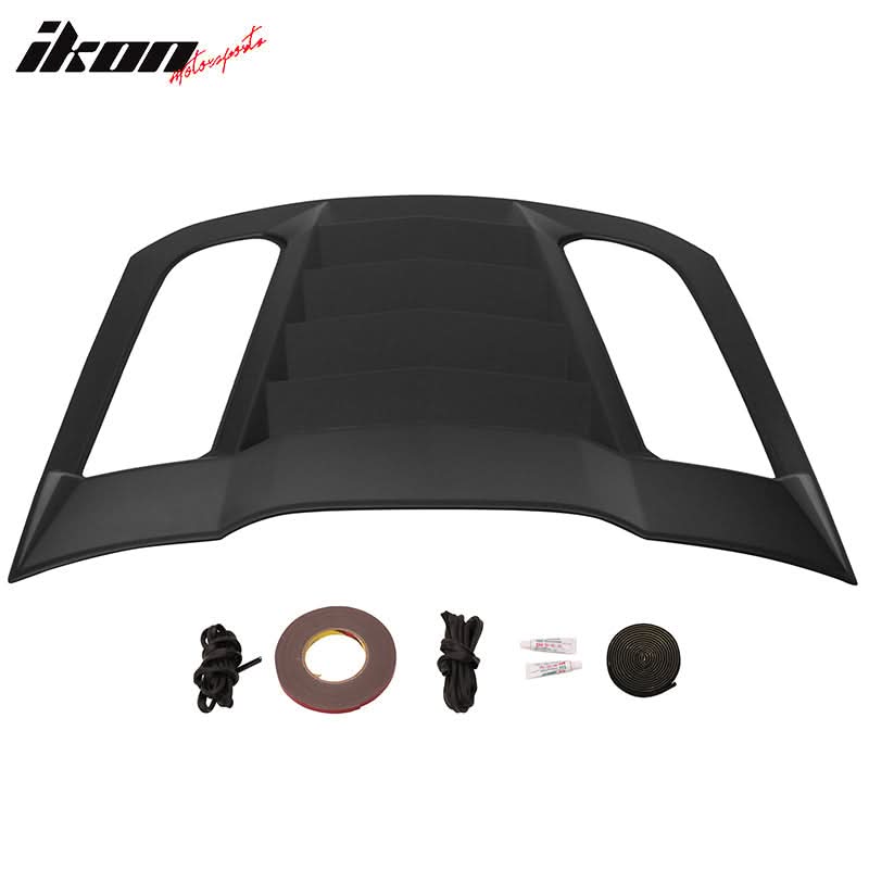 2015-2023 Ford Mustang Coupe Unpainted Rear Window Louver Side Vent