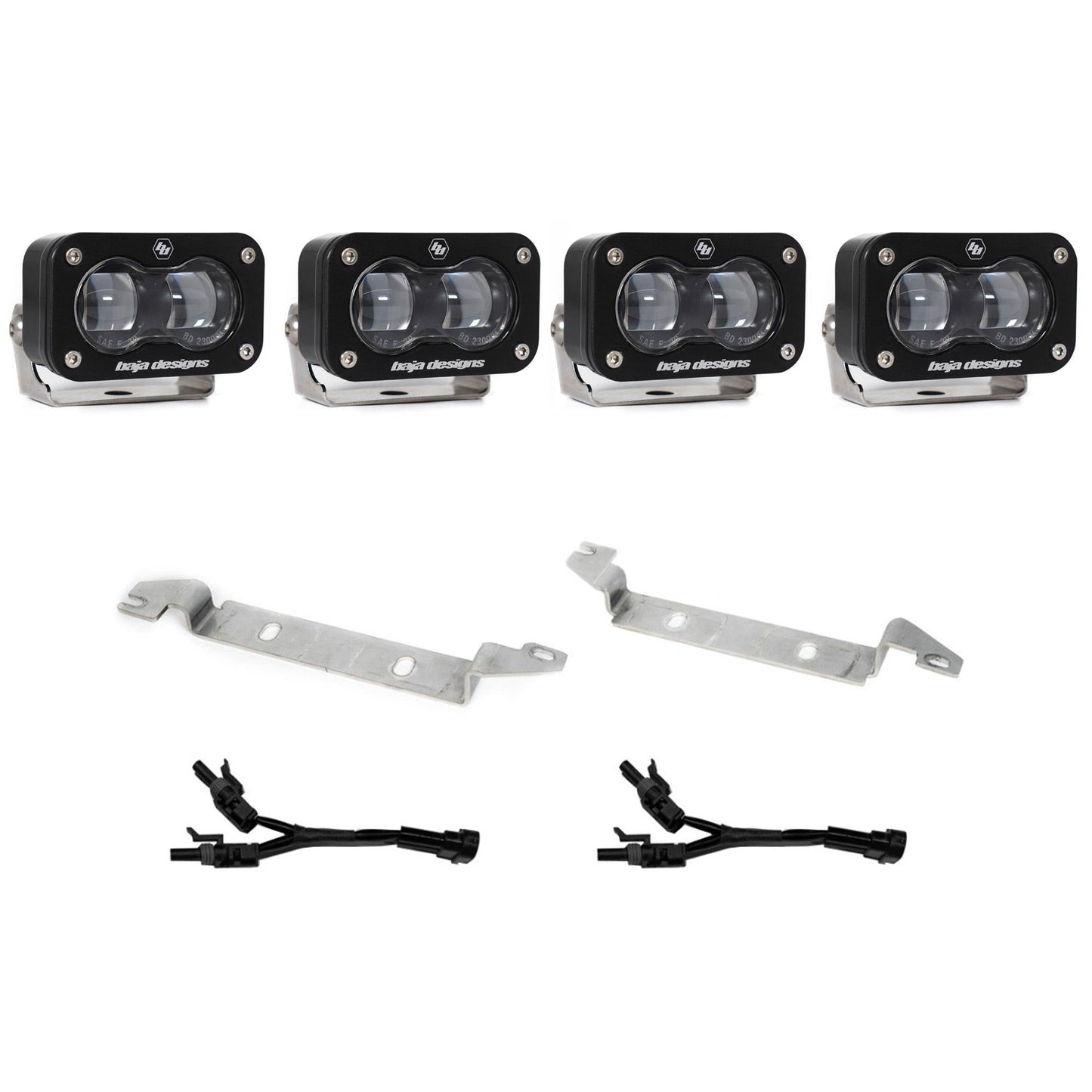 Baja Designs 2025 Toyota 4Runner S2 SAE Fog Pocket Light Kit - Clear 44-8282