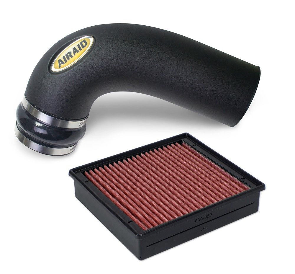 Airaid 13-15 Dodge Ram 6.7L Cummins Diesel Airaid Jr Intake Kit - Oiled / Red Media 300-786