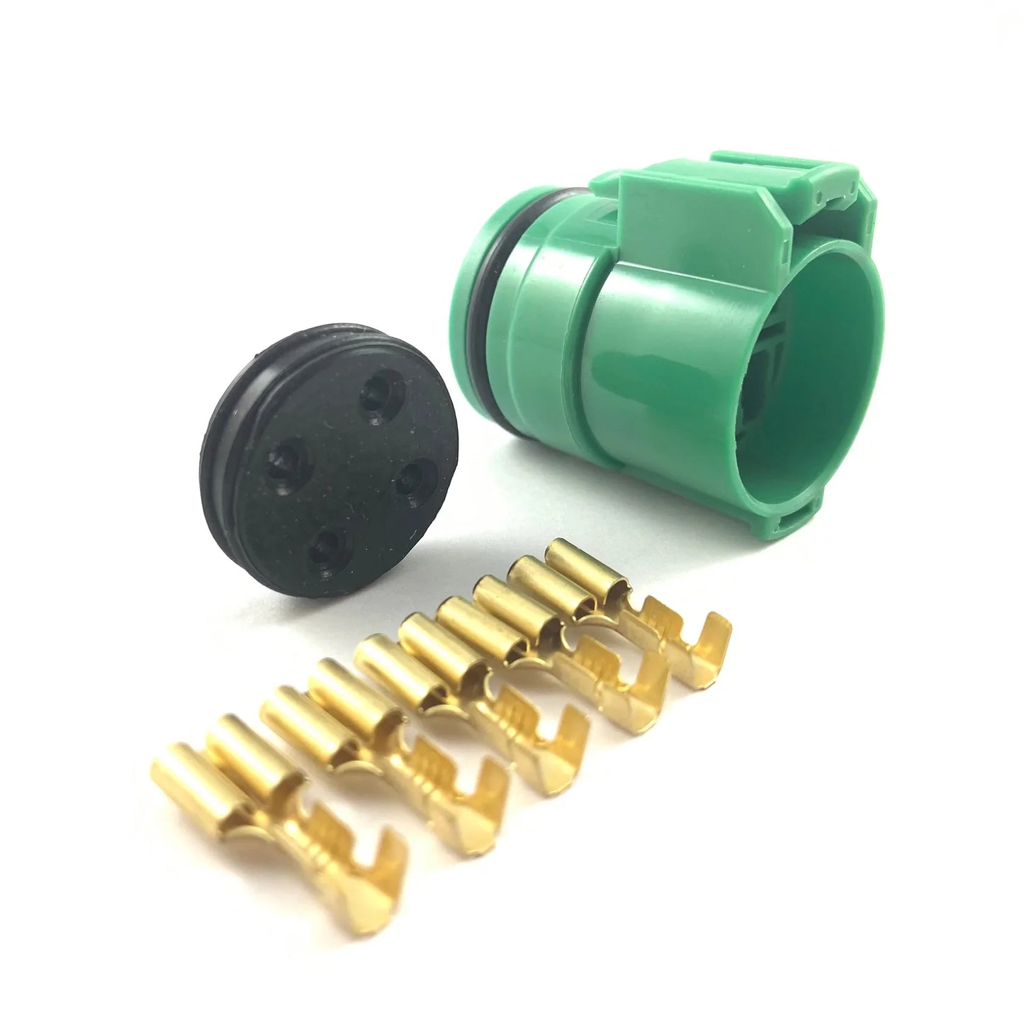 Honda OBD1 4-Pin Alternator Connector & Terminal Kit (Round Green)