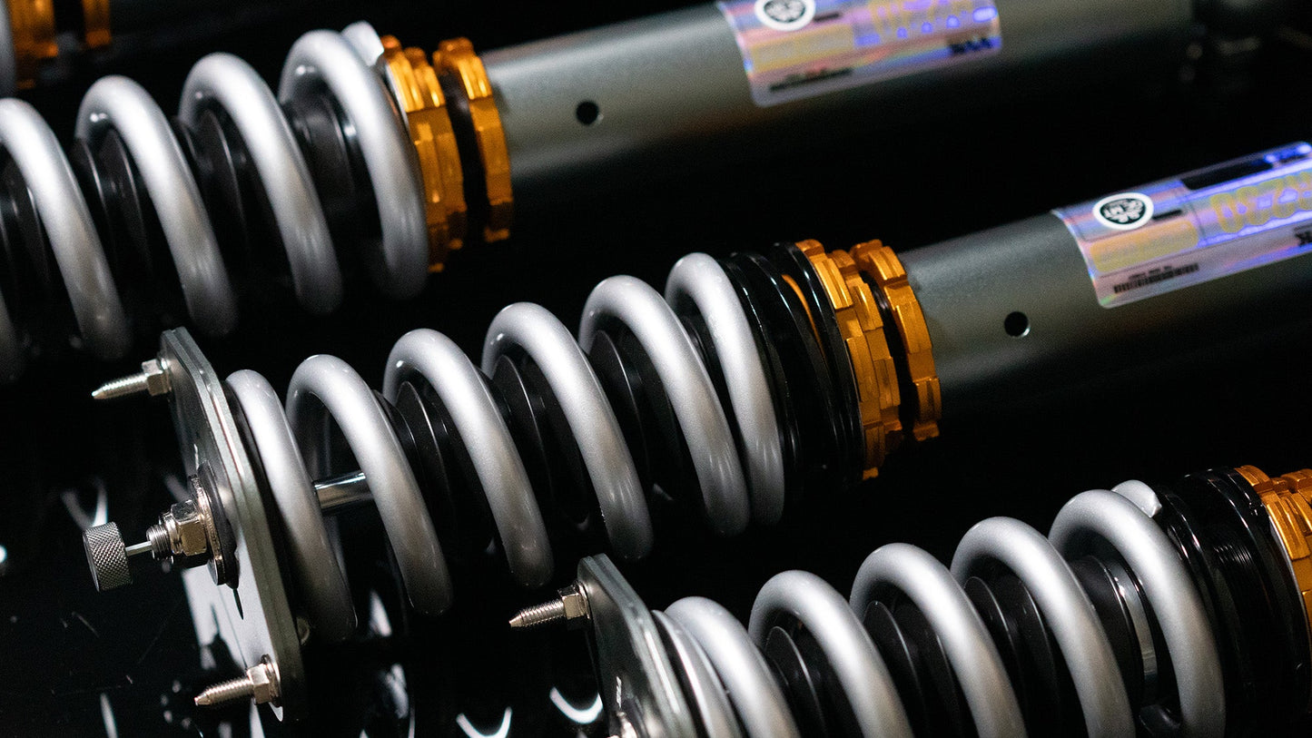 Mercedes SL350 R230 Coilover Conversion Kit with Adjustable Sway Bars and Power Steering