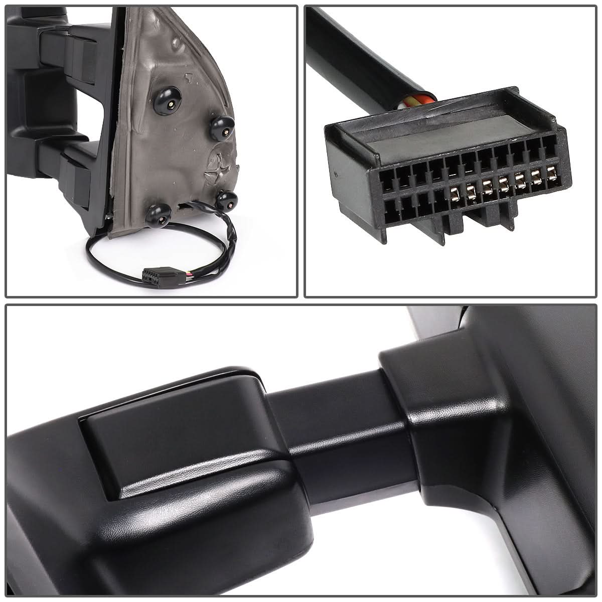 08-16 Ford F-250 F-350 F-450 F-550 Powered Heated Towing Mirrors LED