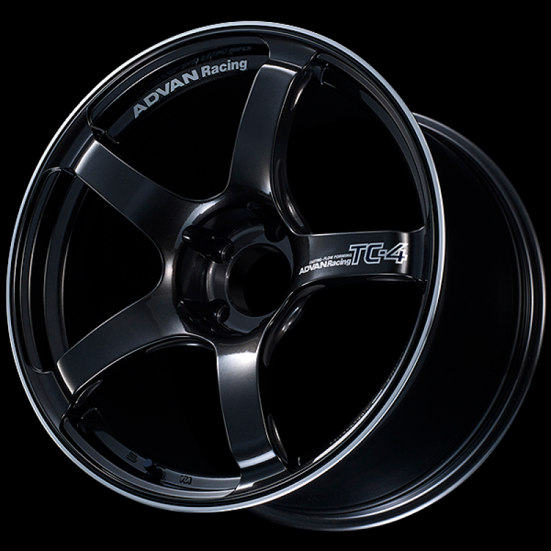 Advan TC4 16x6.5 / +37 Offset / 4x100 / 63mm Bore / Black Gunmetallic and Ring YAD6D37ABGR