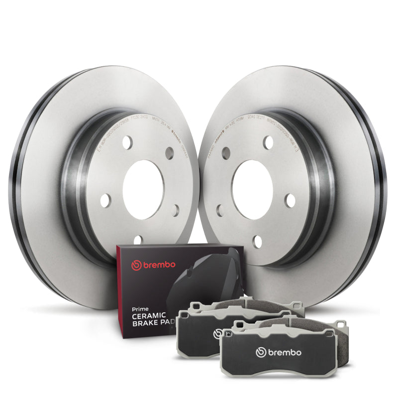 Brembo OE 02-06 Audi A4/02-06 A4 Quattro/98-04 A6/02-04 A6 Quattro Front Disc Brake Kit KT00488