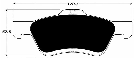 Porterfield Brake Pads for 2009 MERCURY Mariner