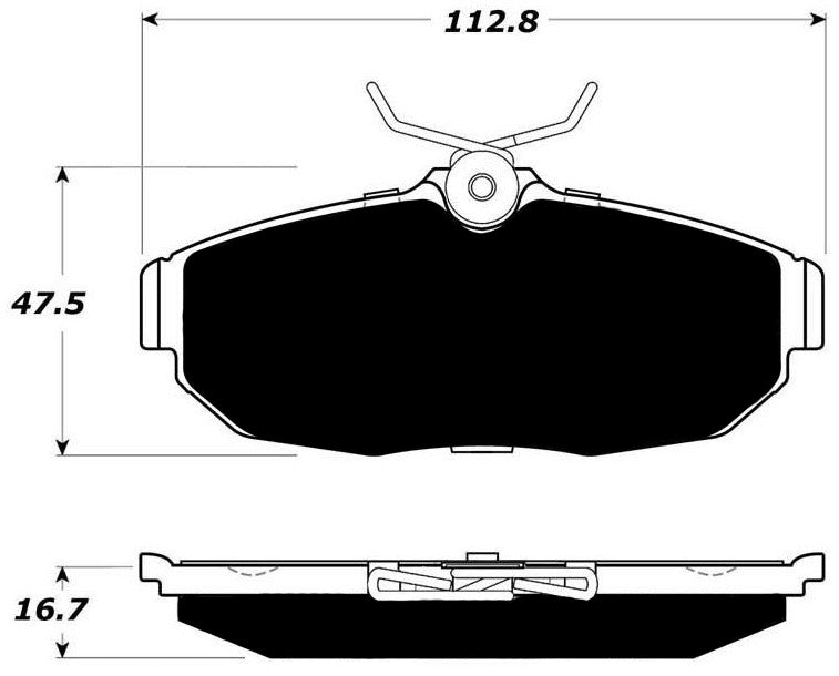 Porterfield Brake Pads for 2007 FORD MUSTANG GT V8