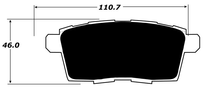 Porterfield Brake Pads for 2008 MAZDA CX-9