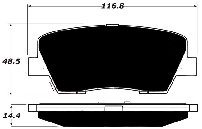 Porterfield Brake Pads for 2007 KIA SEDONA