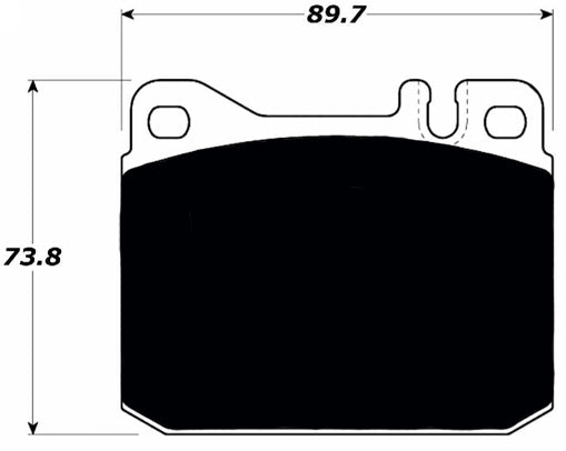 Porterfield Brake Pads for 1991 MERCEDES-BENZ 300 SEL