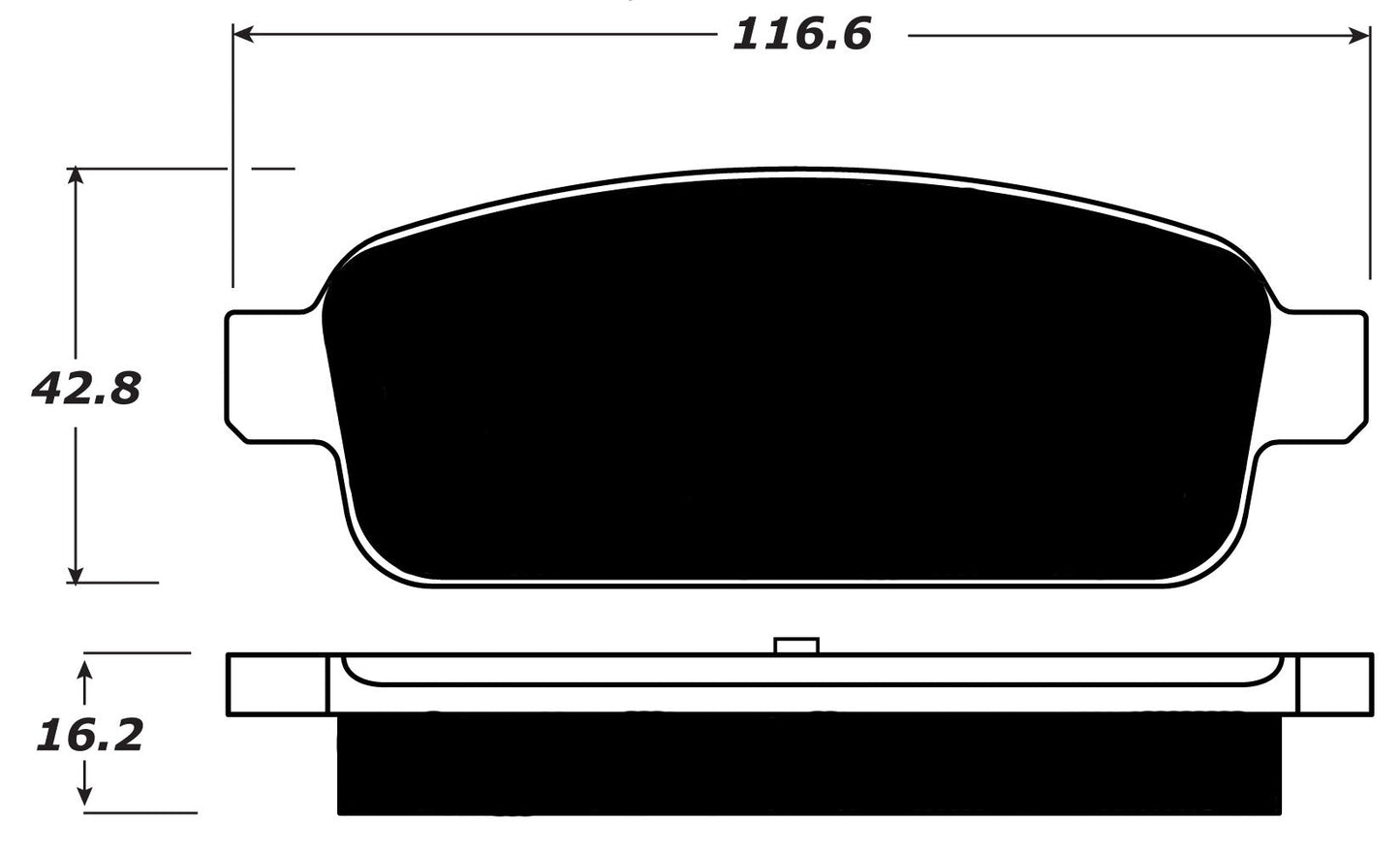 Porterfield Brake Pads for 2011 CHEVROLET VOLT