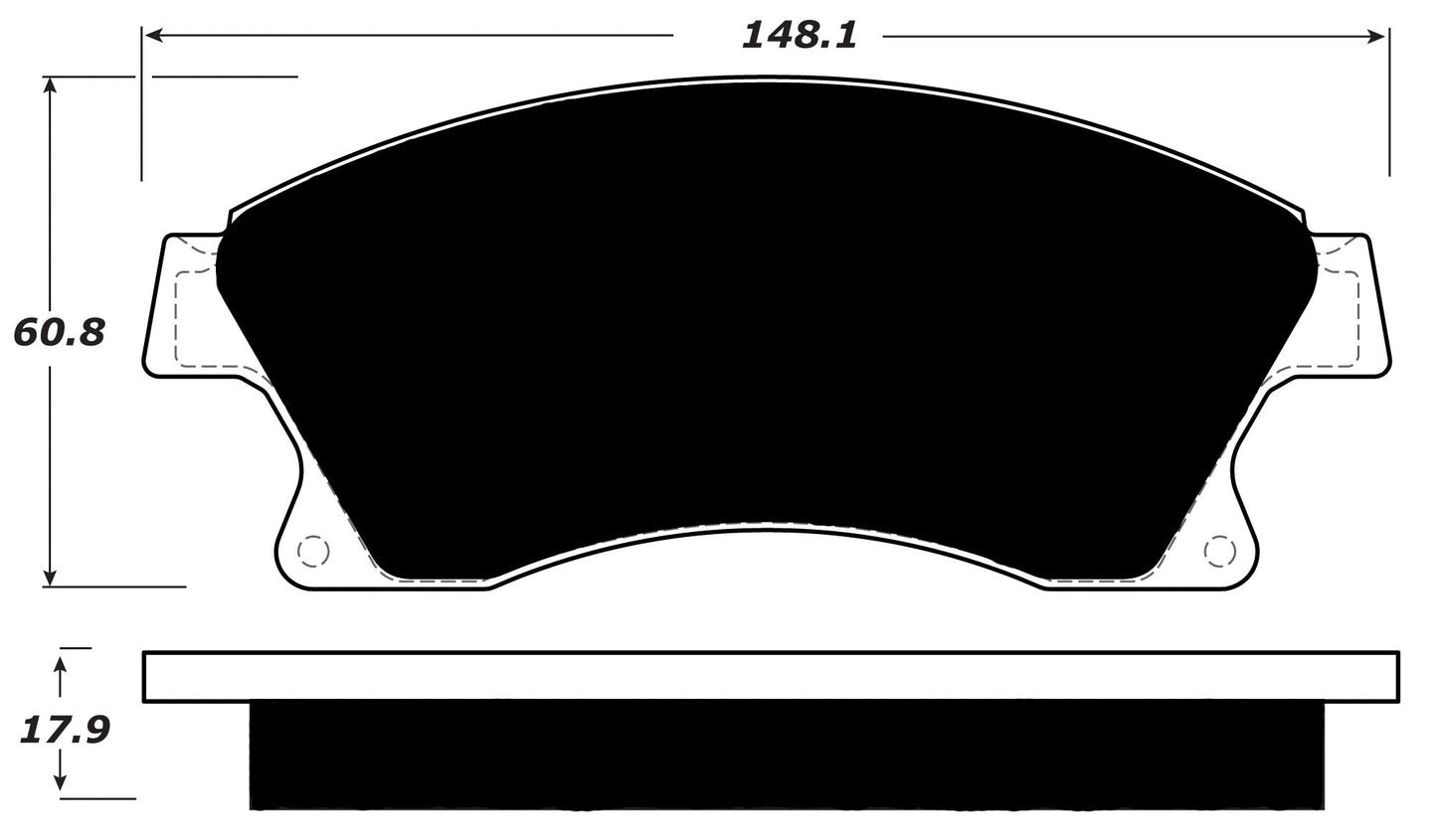 Porterfield Brake Pads for 2012 CHEVROLET SONIC
