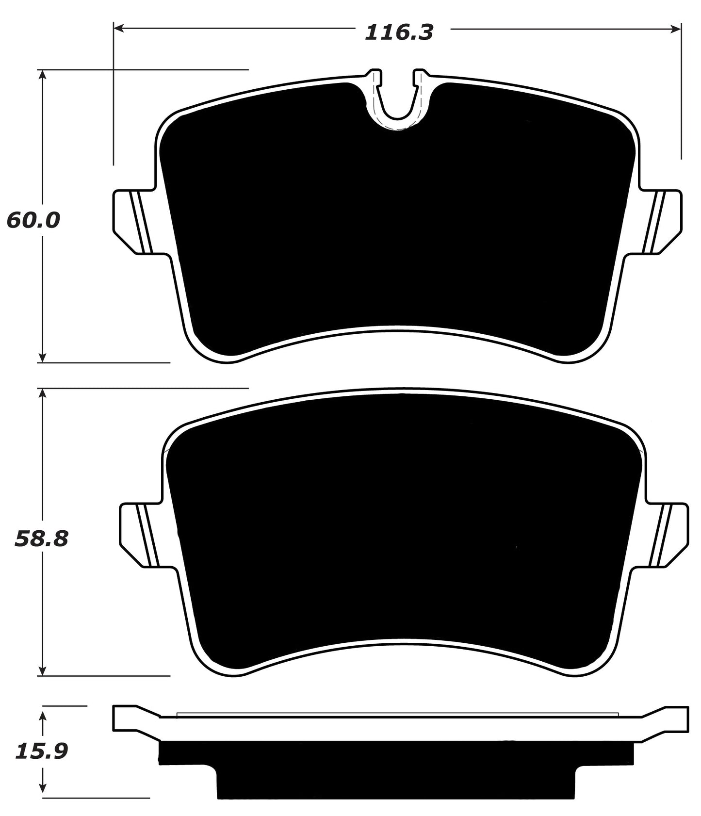 Porterfield Brake Pads for 2018 AUDI A7/A7 Quattro 345mm Front Disc