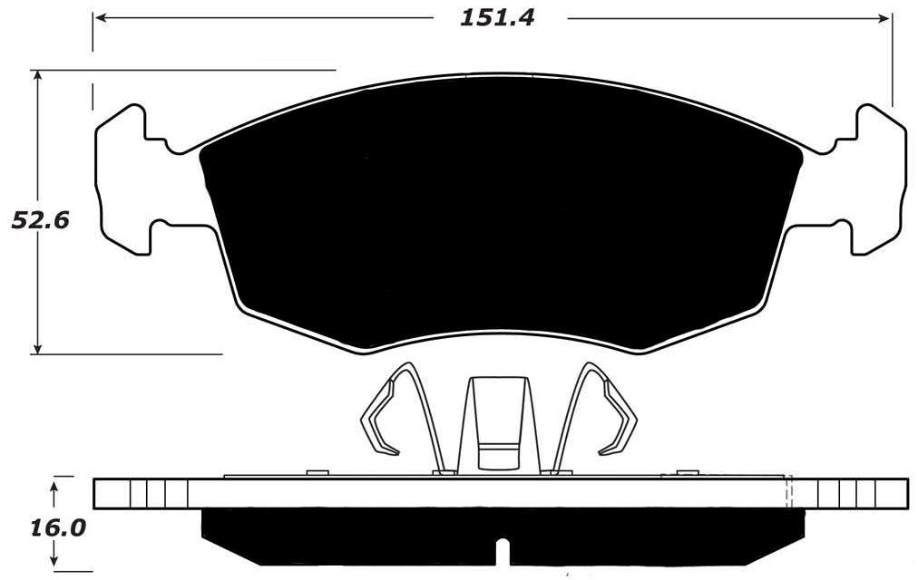 Porterfield Brake Pads for 2017 FIAT 500