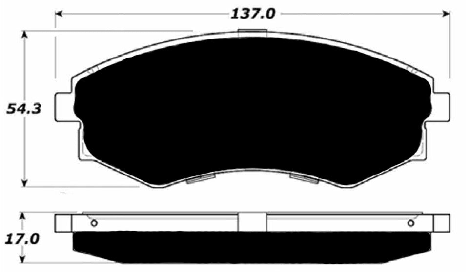 Porterfield Brake Pads for 2006 NISSAN SENTRA 1.8L Basic R/Drums