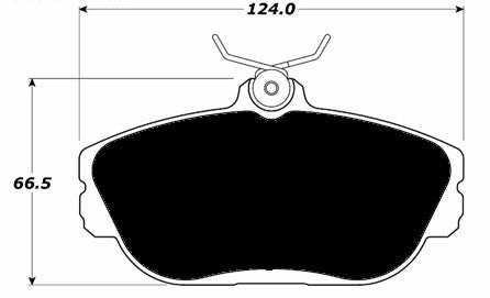 Porterfield Brake Pads for 1996 MERCURY SABLE